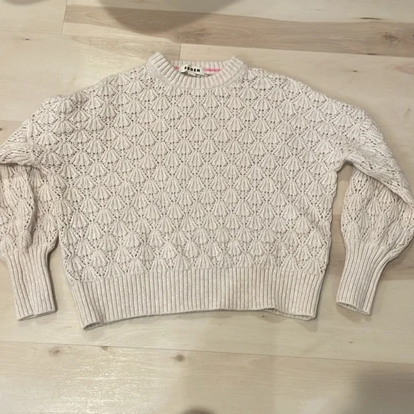 Boden Chunky pointelle sweater warm ivory - Picture 6 of 12